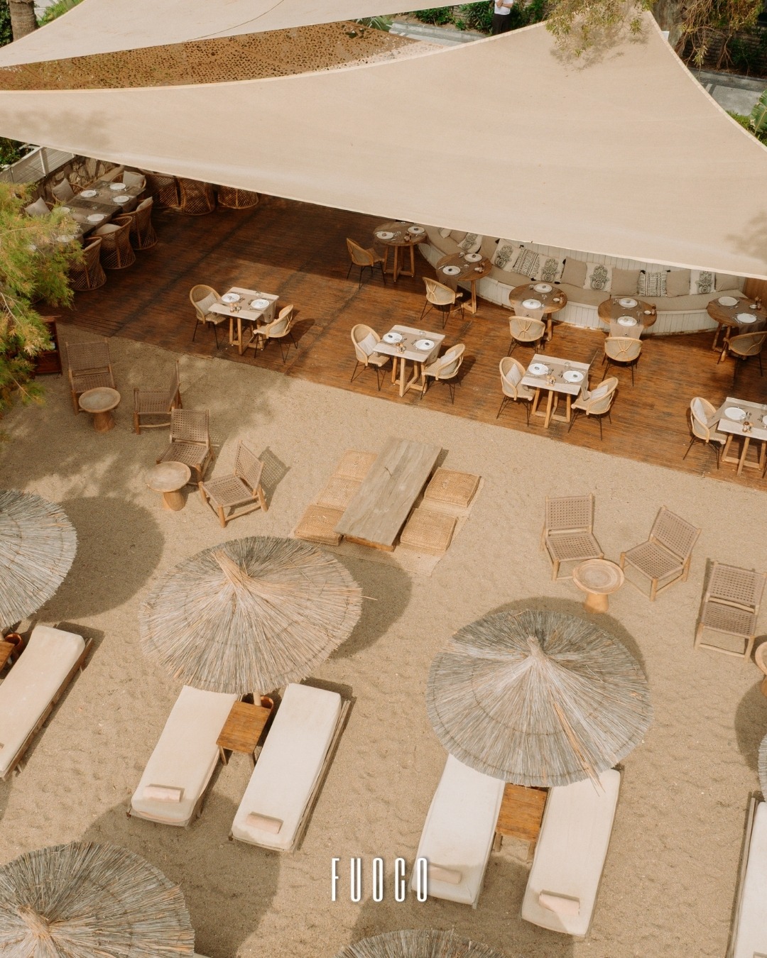 De beach club van Fuoco